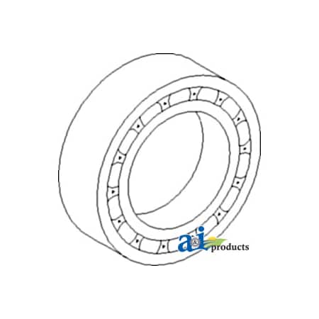 A & I Products Bearing, Outer Axle Housing, Half Shaft 6" x6.5" x2" A-1850088M91